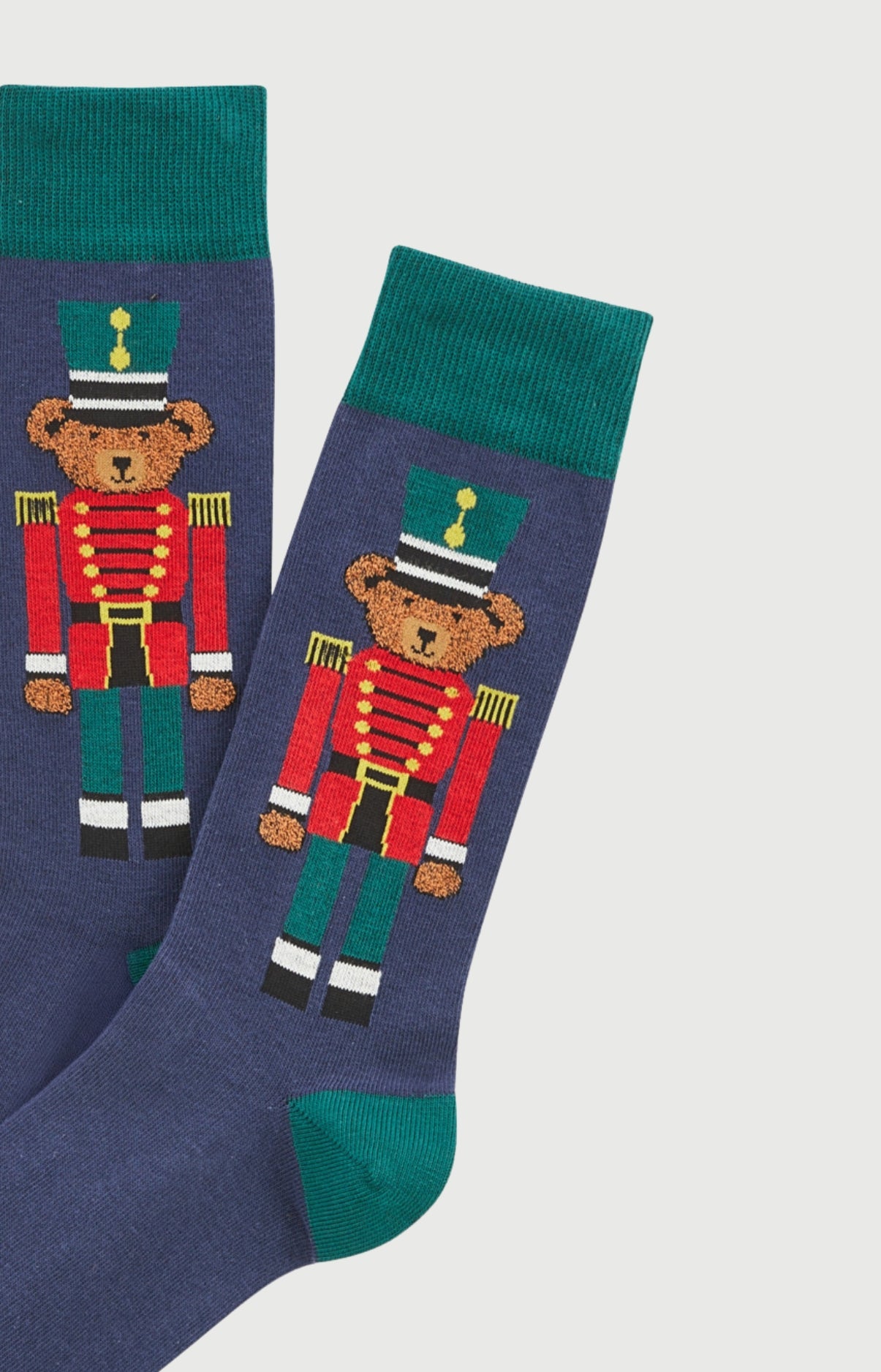 arthur-bob-teddy-casse-noisette-chaussettes-coton-homme-marine-40-46 image 2