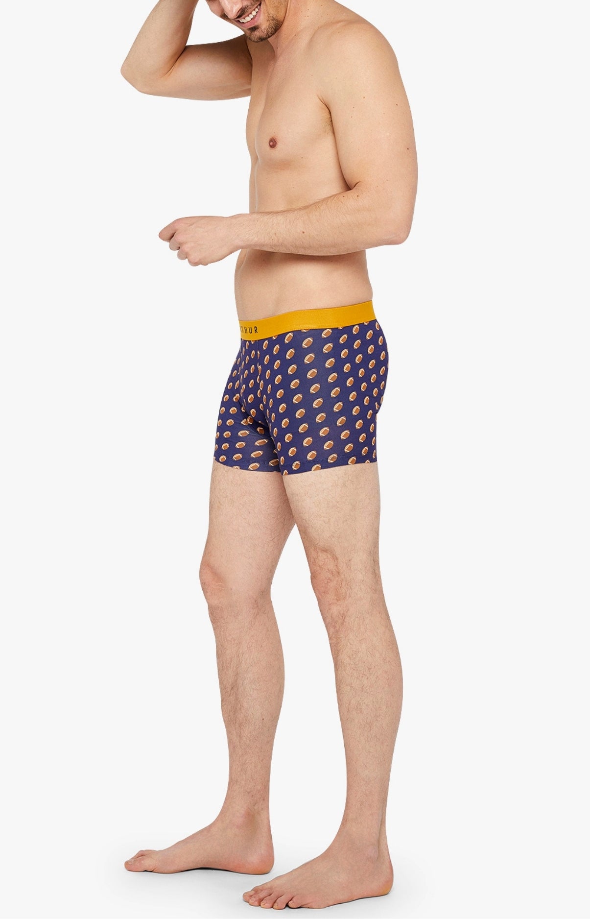 arthur-bob-rugby-boxer-homme-coton-bio-marine image 4