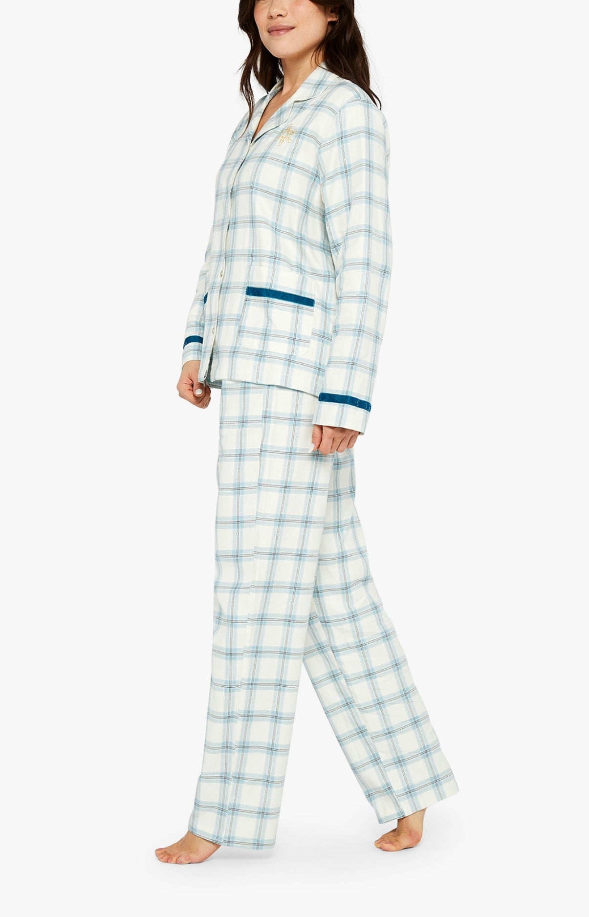 arthur-bob-maryline-pyjama-ivoire-flanelle-manches-longues image 2