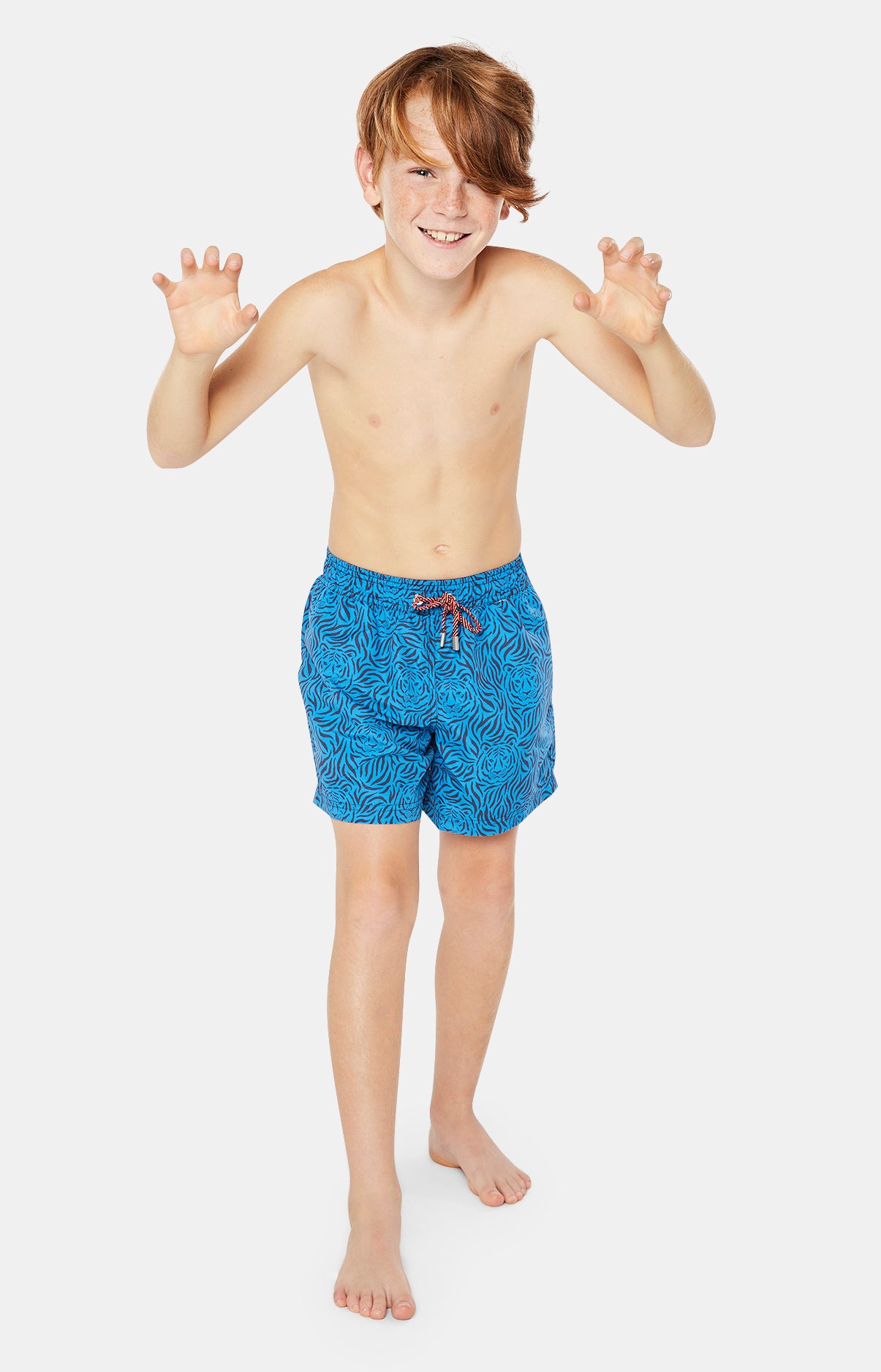 arthur-bob-tigre-short-de-bain-gar-on-bleu-10a image 2