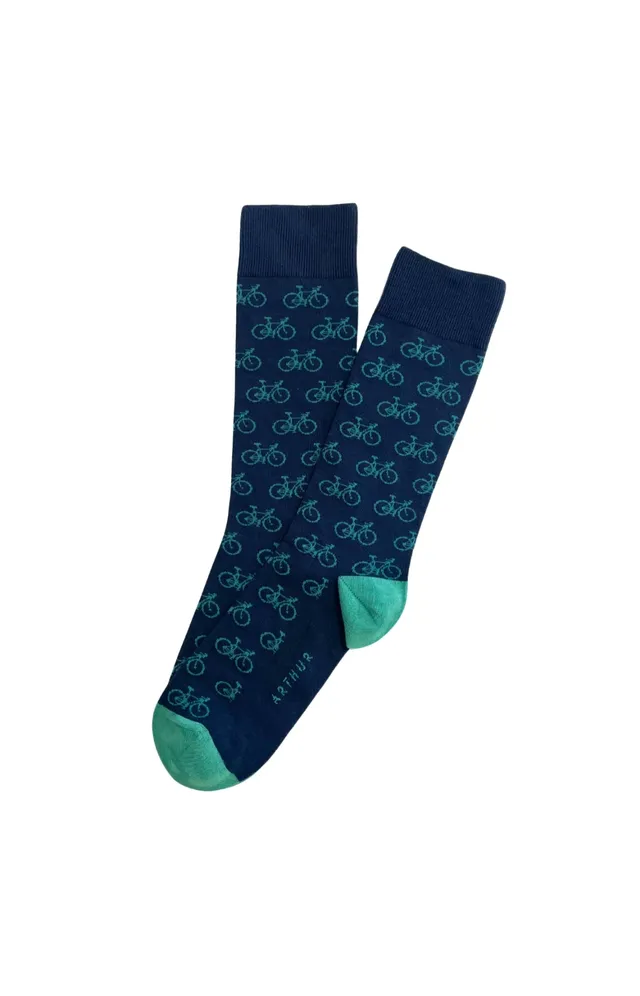 arthur-bob-v-lo-marine-chaussettes-coton-marine-40-46 image 1