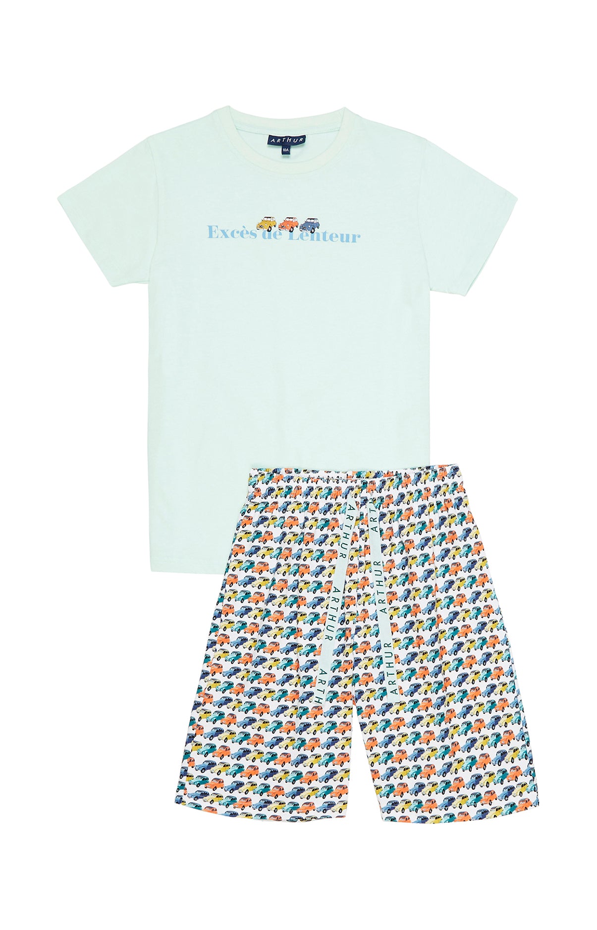arthur-bob-pyjashort-enfant-2cv-multicolore image 3