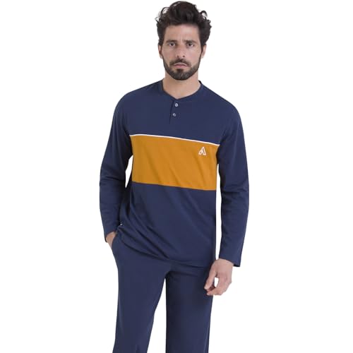 athena-easy-coton-pyjama-long-homme-coton-bio-taille-m image 6