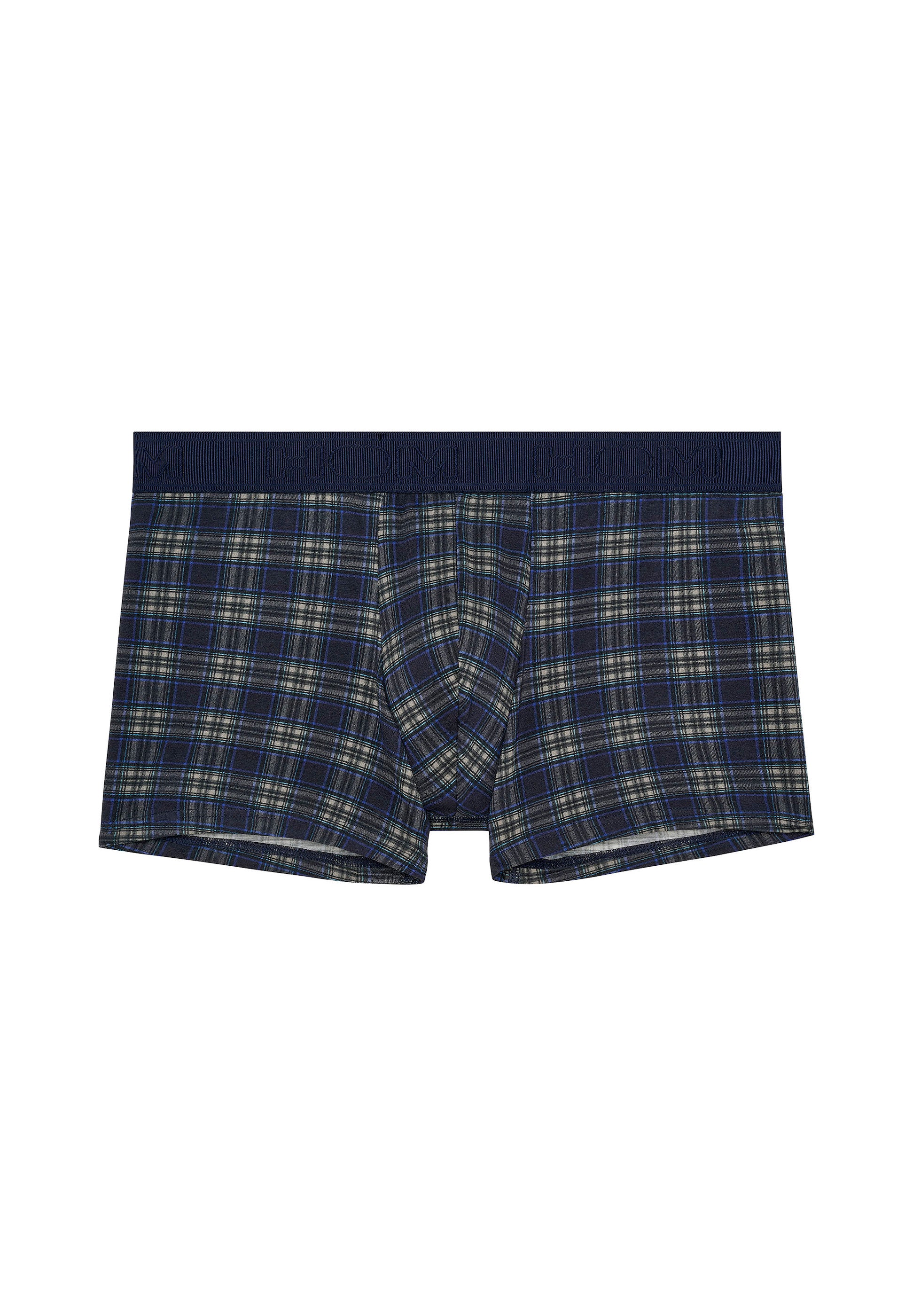 hom-funky-styles-sid-boxer-homme-navy-check-coton-modal image 1