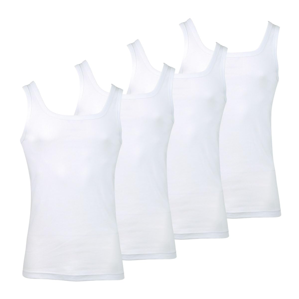 athena-ecopack-d-bardeur-homme-coton-blanc-lot-de-4-m image 1