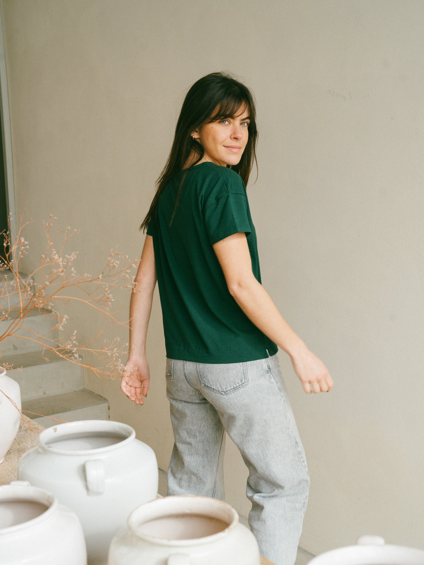 p-trone-t-shirt-manches-courtes-boxy-femme-coton-bio image 4