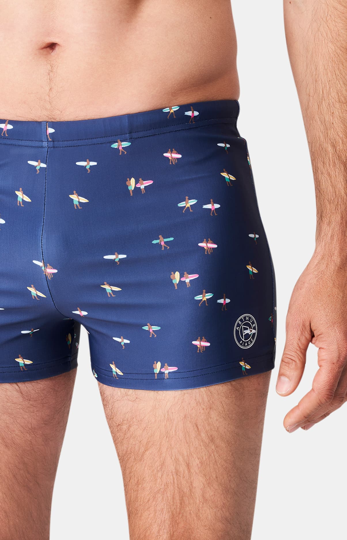 arthur-bob-surf-boxer-de-bain-homme-marine-recycl image 2