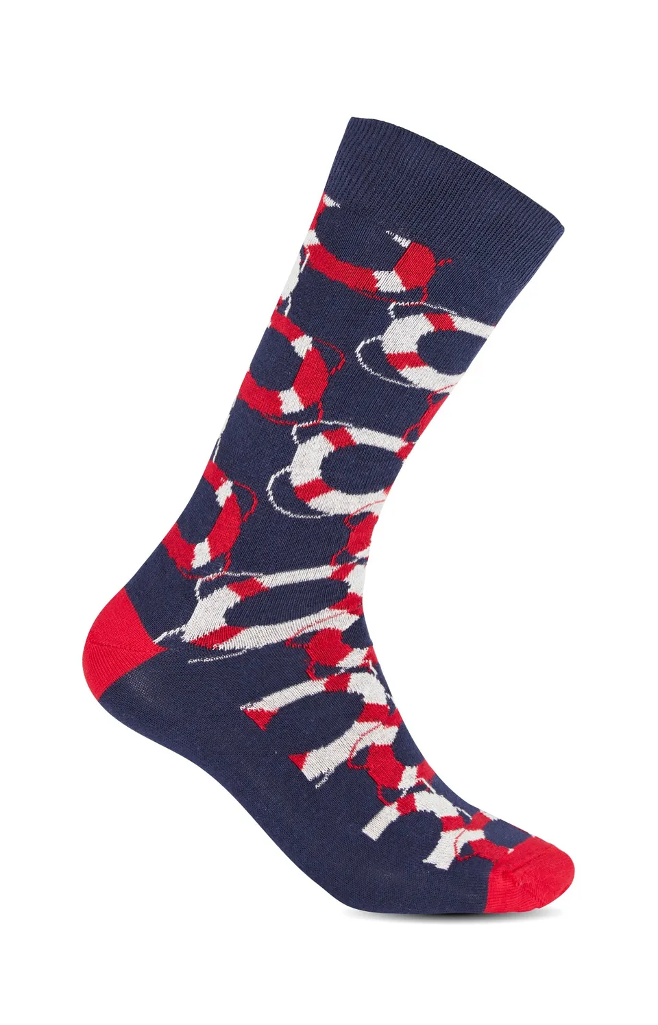 arthur-bou-e-chaussettes-homme-marine-39-45-coton image 1