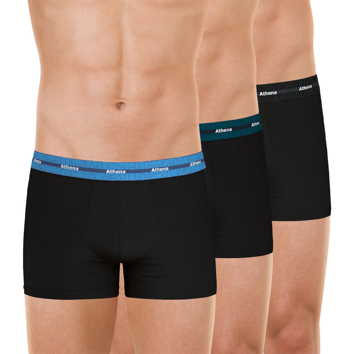 athena-720-stretch-boxer-homme-lot-3-noir-stretch image 8