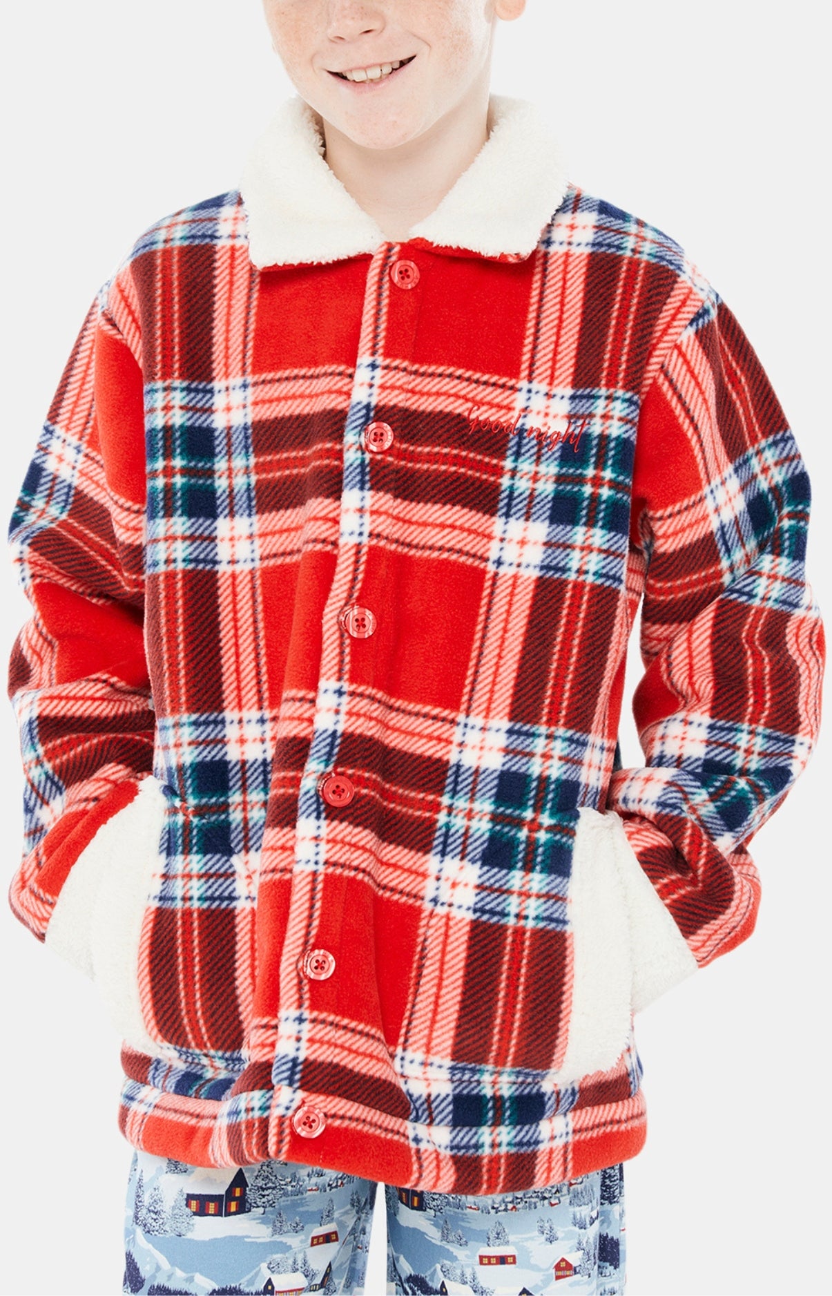 arthur-bob-veste-enfant-polaire-logan-rouge image 2