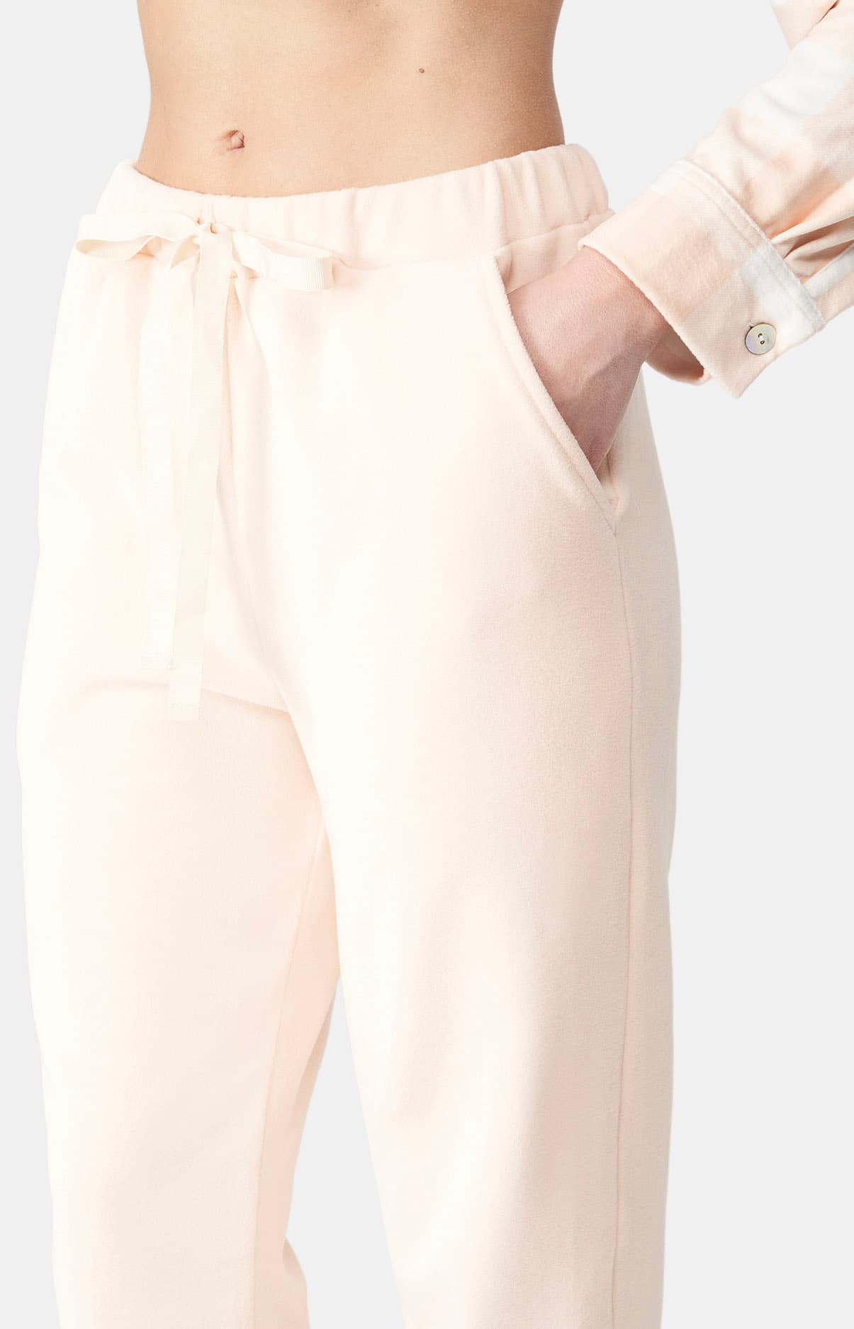 arthur-bob-doux-rose-pyjama-polaire-femme-rose-chemise image 6