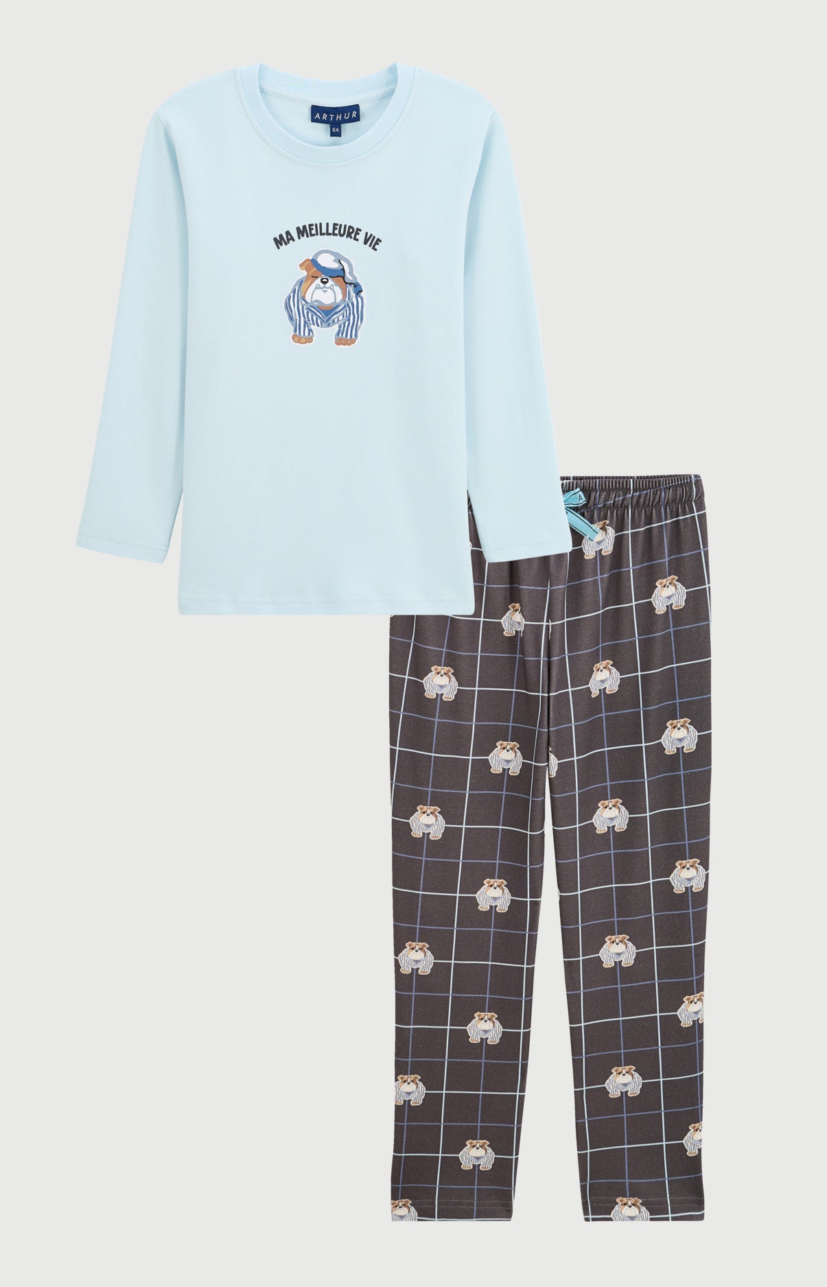 arthur-bob-pyjama-ma-meilleure-vie-ebony-coton-bio image 3