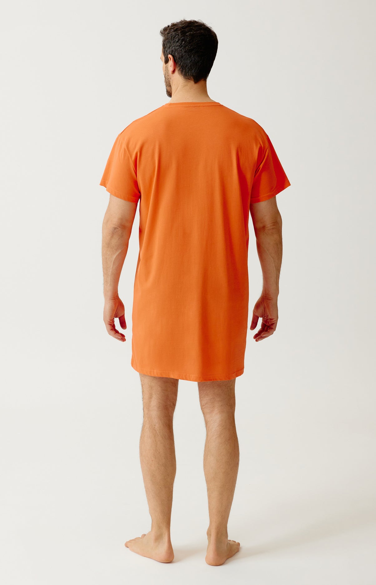 arthur-bob-pilote-de-lit-maxi-tee-shirt-orange-coton-bio image 5
