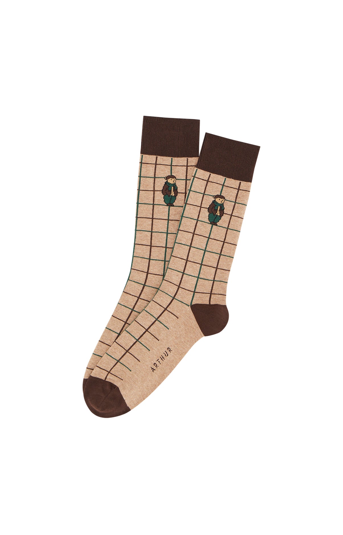 arthur-bob-chaussettes-oliver-beige-coton-40-46 image 1