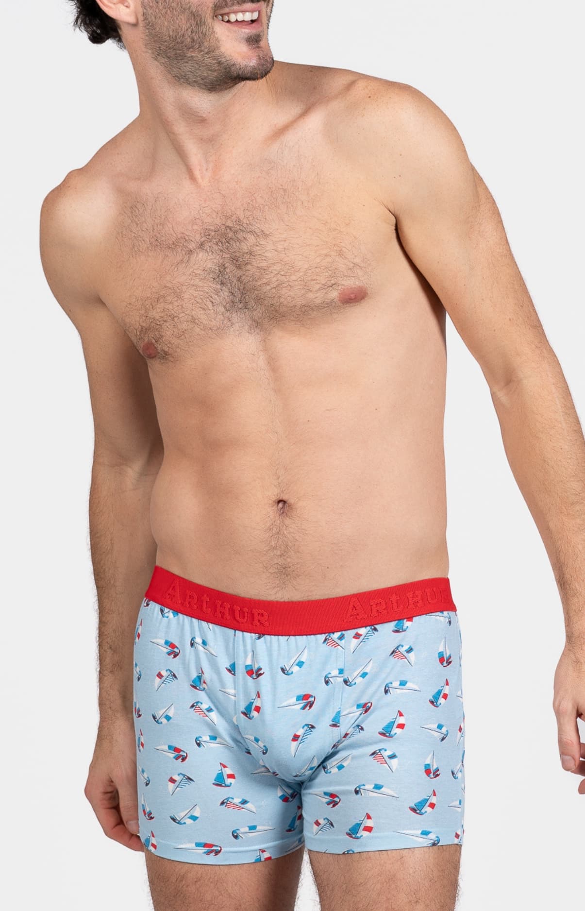 arthur-bob-boat-voilier-boxer-rouge-jersey-coton-homme image 2