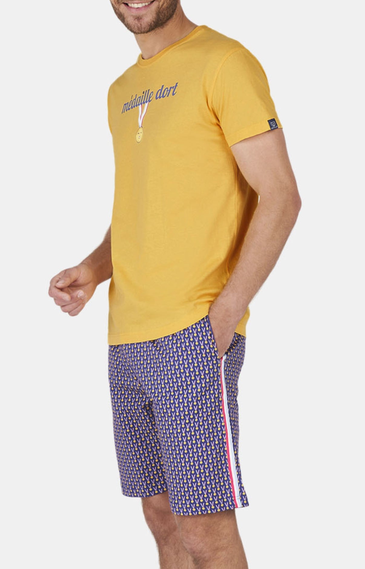 arthur-bob-m-daille-dort-pyjashort-bleu-coton-bio image 4