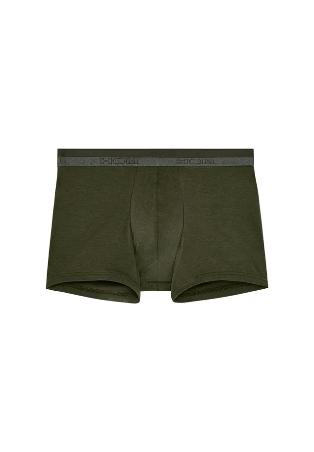 hom-classic-400203-4000dk-boxer-kaki-fonc-coton-modal image 1