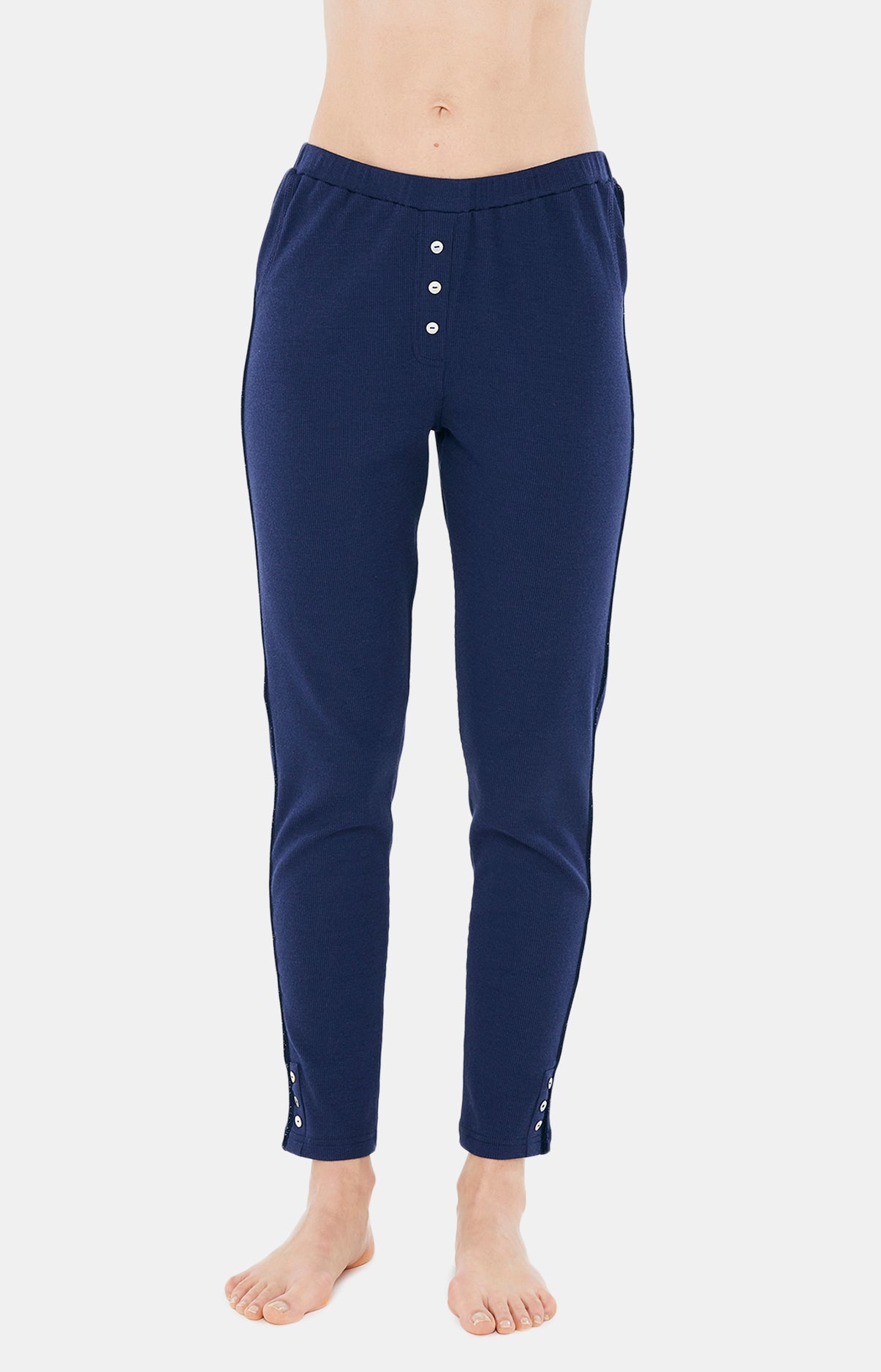 arthur-bob-legging-coton-bio-marine-femme image 3