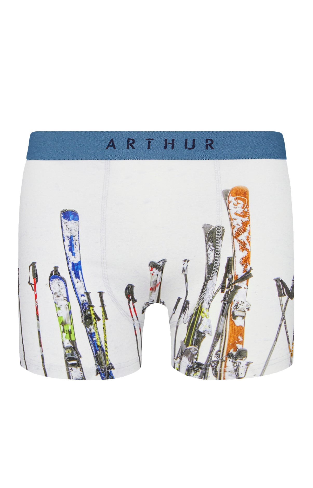 arthur-bob-ski-boxer-blanc-coton-bio-homme image 3