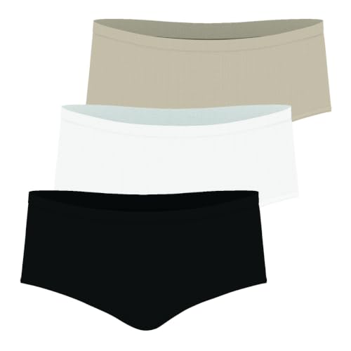athena-ecopack-boxer-femme-lot-de-3-noir-blanc-skin image 7