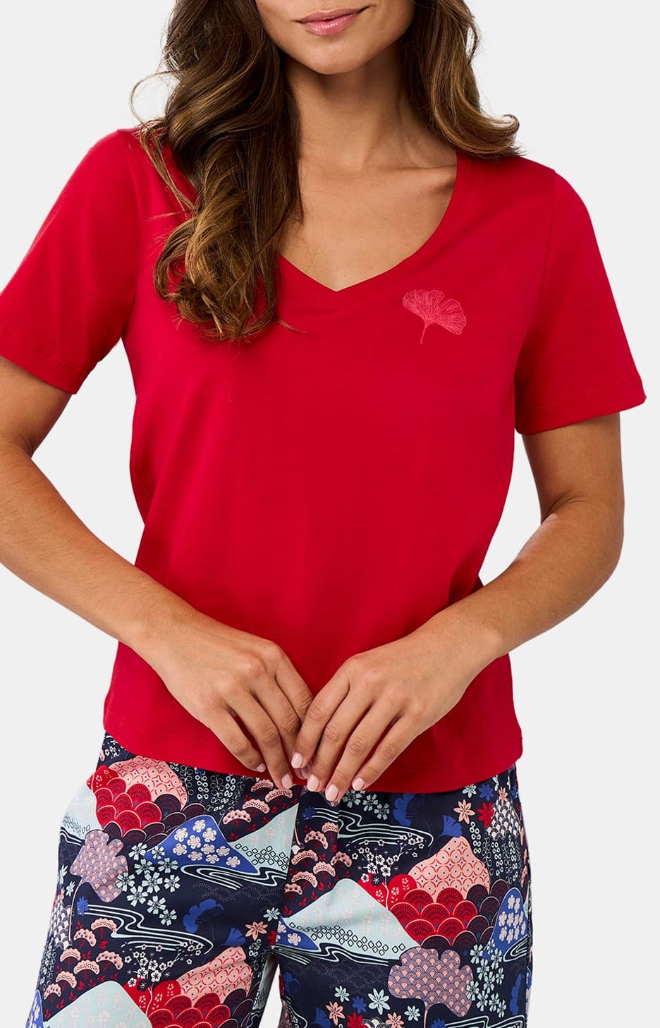arthur-bob-fuji-pyjama-femme-marine-coton-bio image 2