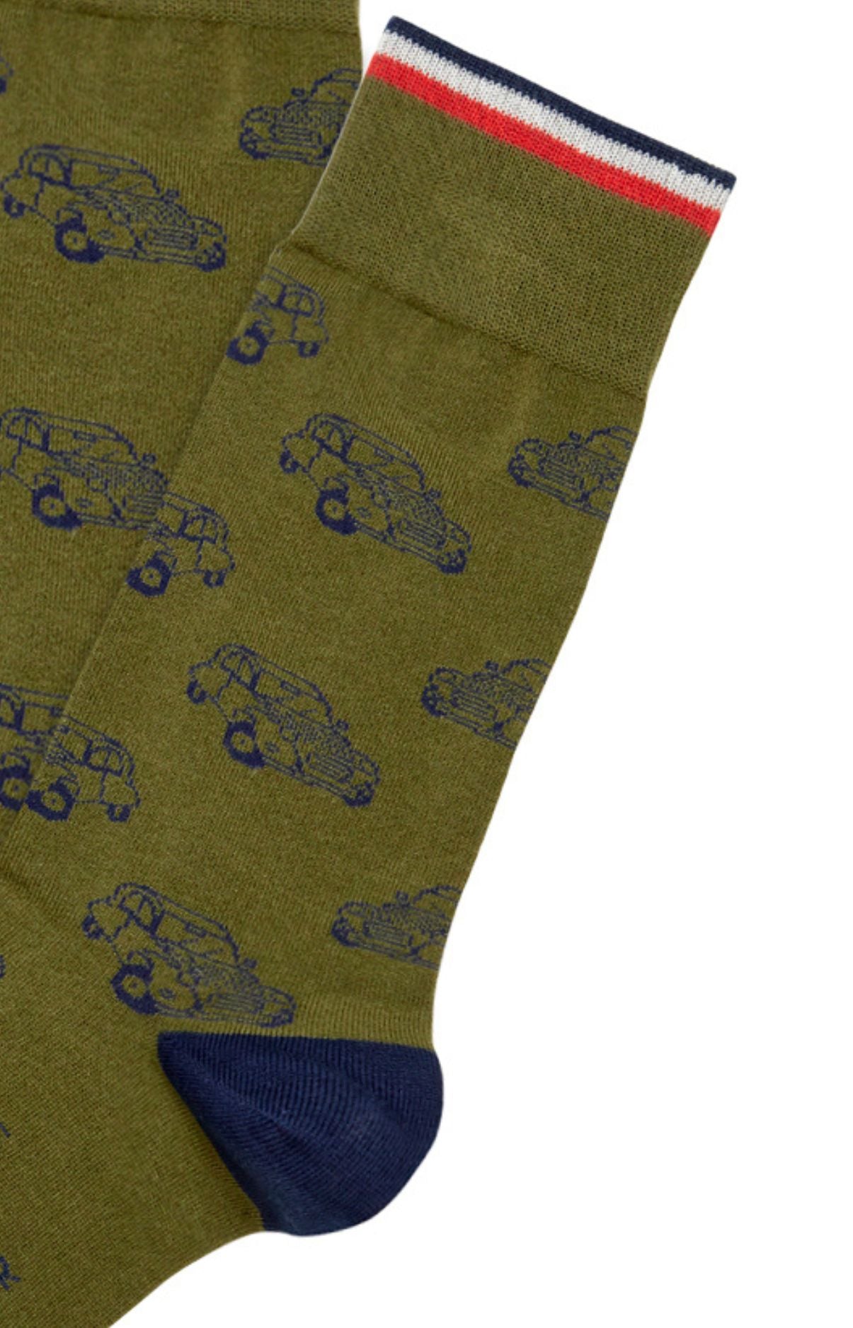 arthur-bob-2cv-kaki-chaussettes-kaki image 2