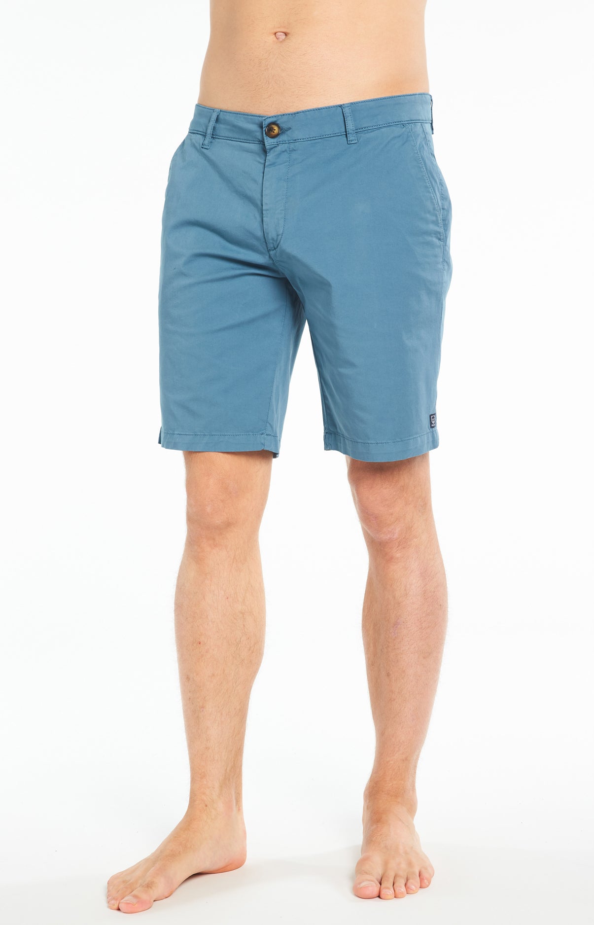 arthur-bob-duck-bermuda-homme-bleu-coton-uni image 4