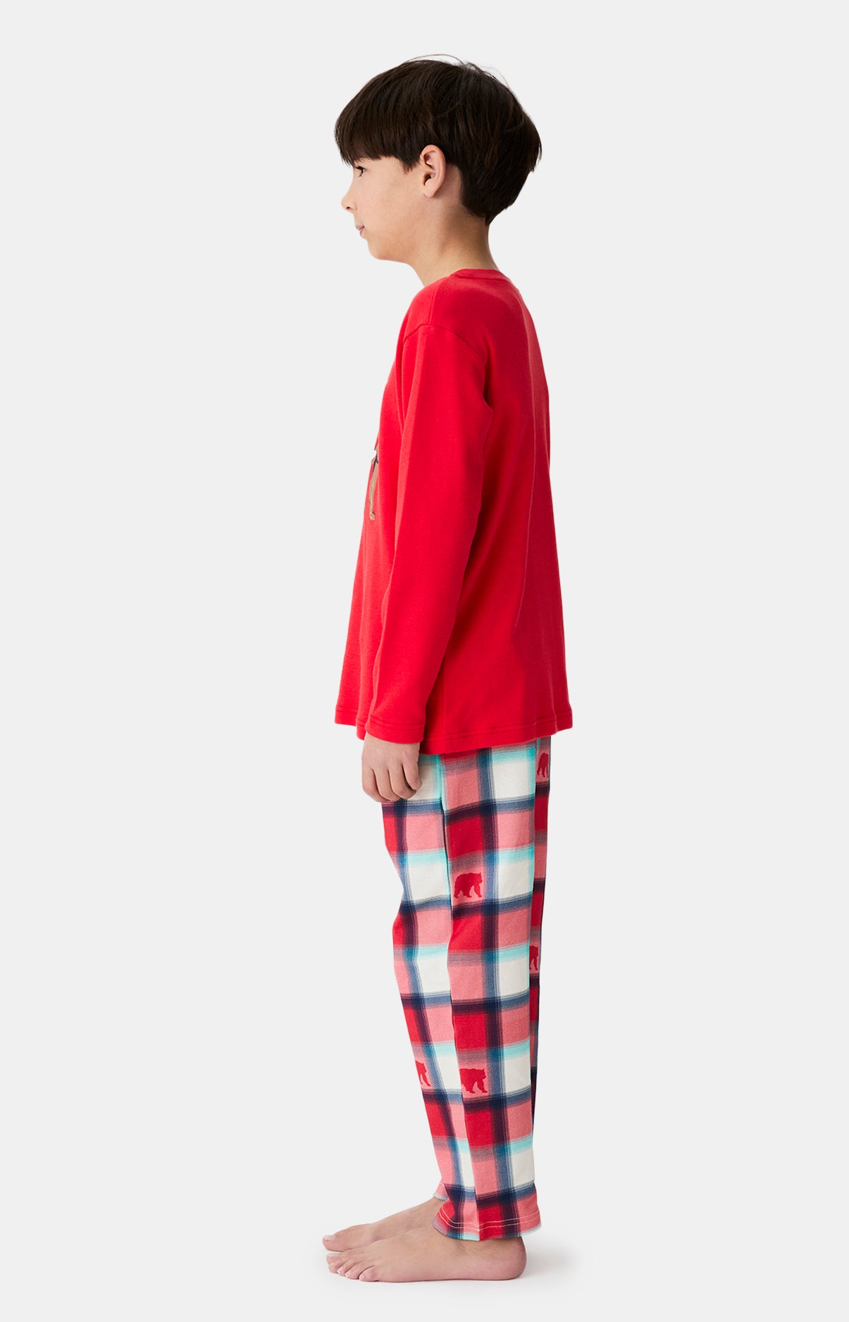 arthur-bob-bear-no-l-pyjama-enfant-rouge-coton-bio image 6