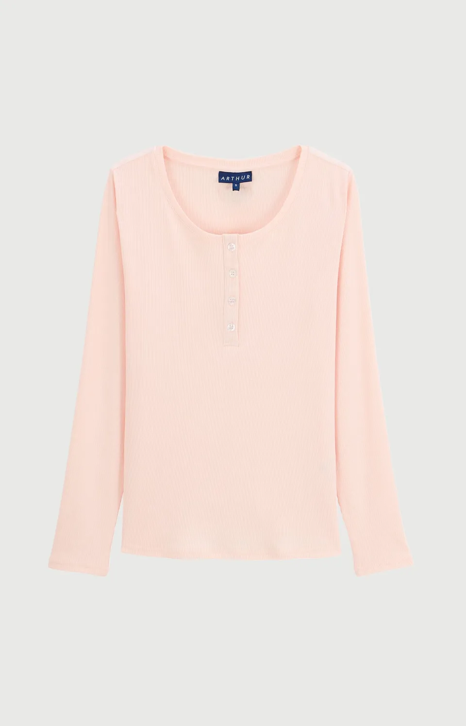 arthur-bob-magnolia-tee-shirt-nuit-rose-coton-modal image 1
