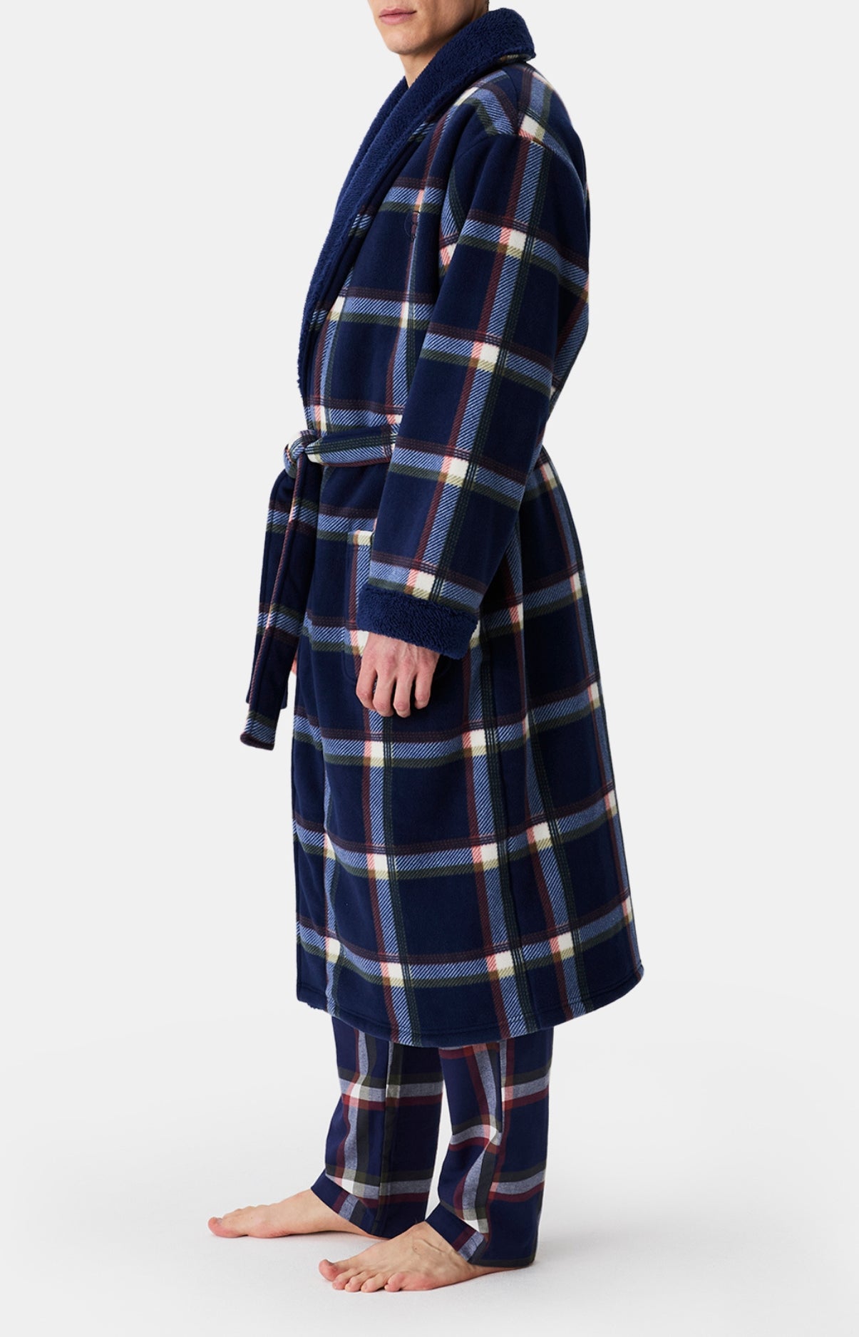 arthur-bob-luka-robe-de-chambre-homme-polaire-marine image 5