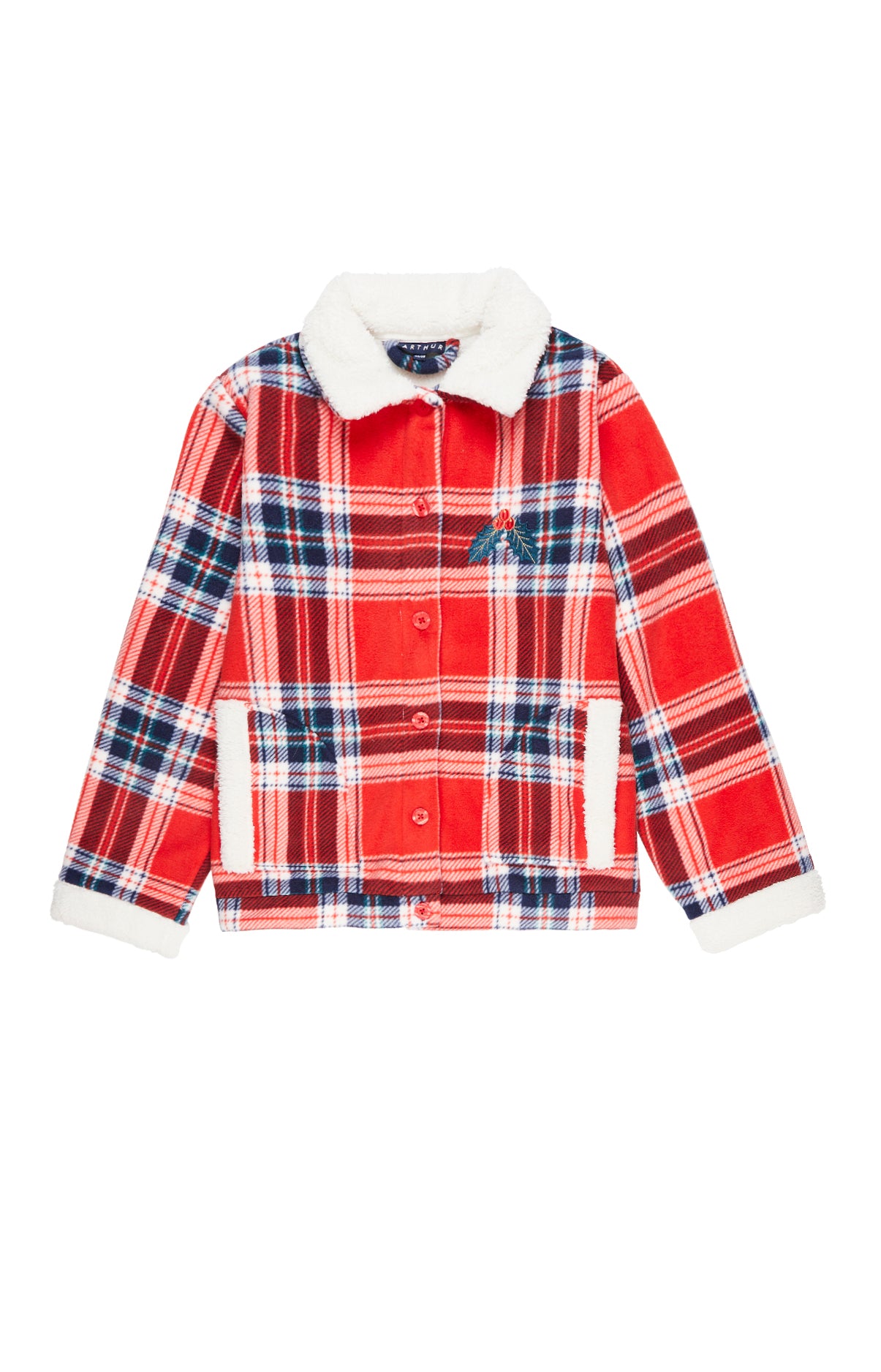 arthur-bob-logan-veste-polaire-femme-rouge-40-42 image 3