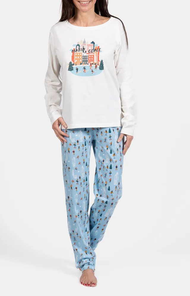 arthur-bob-matin-glace-pyjama-femme-coton-jade image 1
