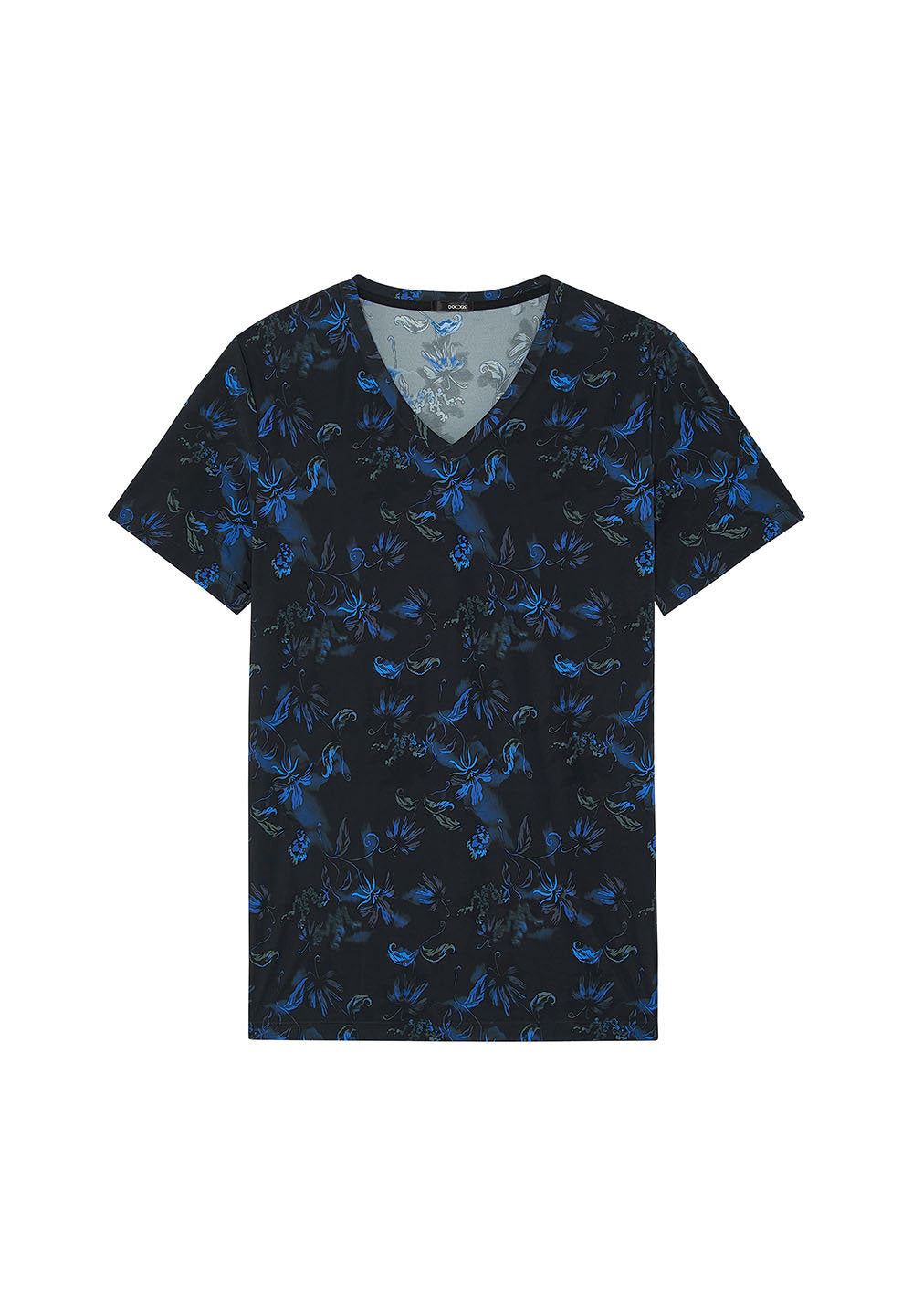 hom-grant-t-shirt-col-v-black-print-polyamide image 1