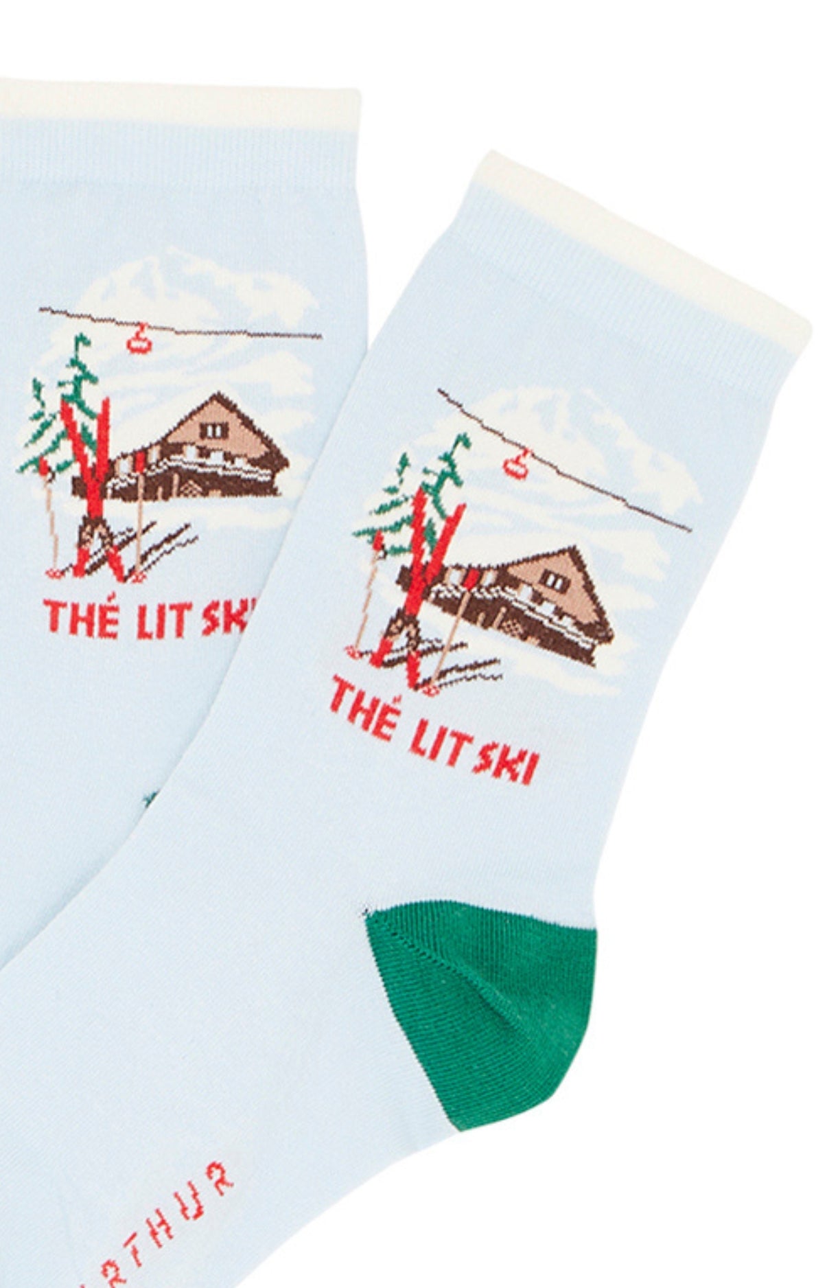 arthur-bob-th-lit-ski-chaussettes-coton-ciel image 2