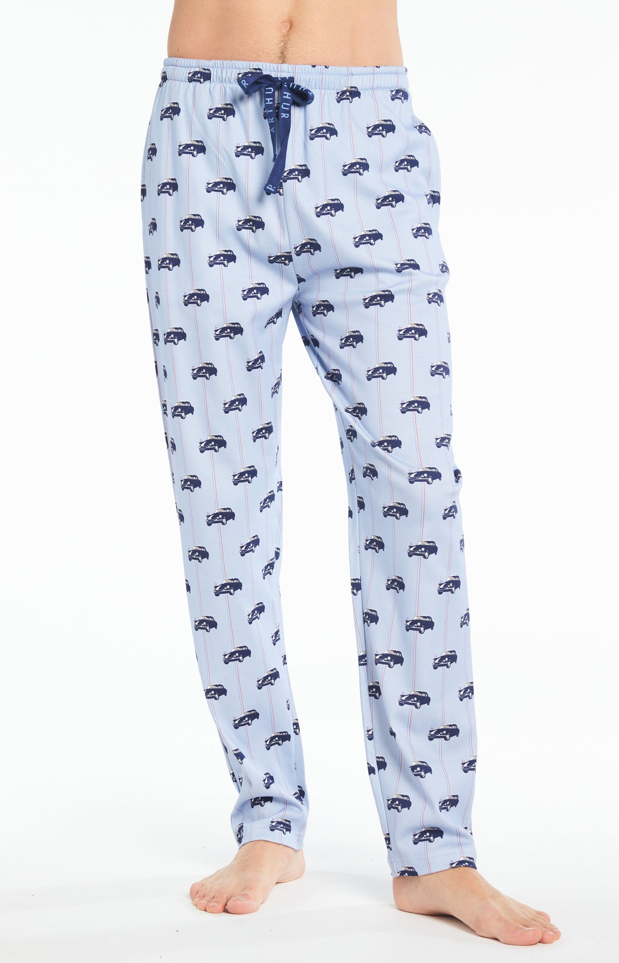 arthur-bob-pyjama-pr-sidentiel-homme-ciel-coton-bio-chaud image 5