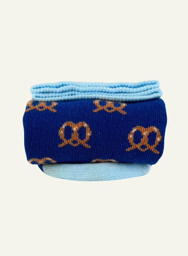 archiduchesse-fantaisie-bretz-le-chaussettes-enfant-bleu-coton image 1