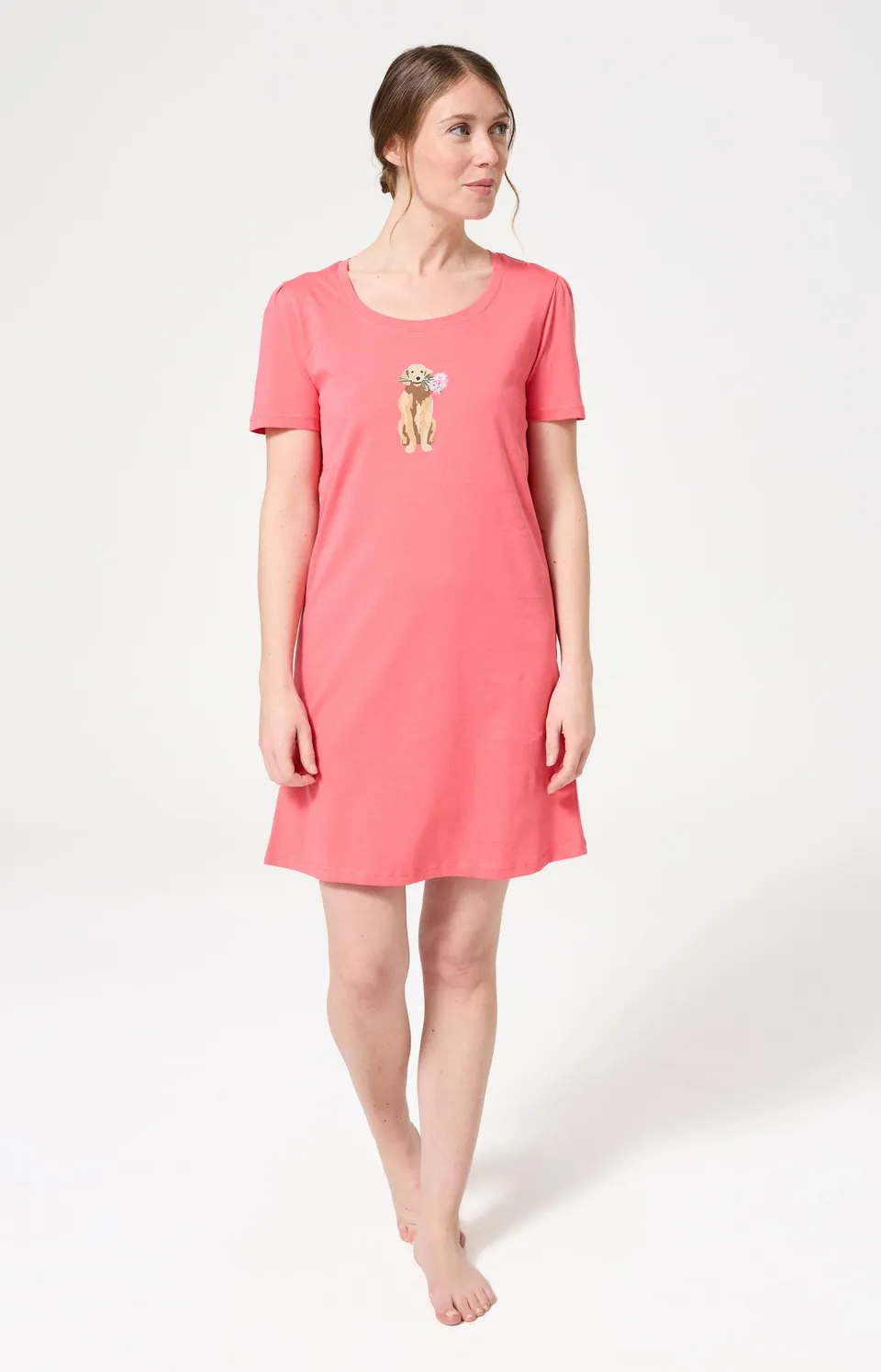 arthur-bob-nina-chemise-de-nuit-multicolore-coton-bio image 1