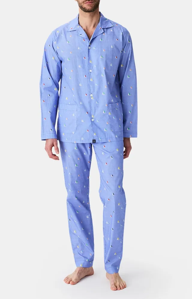 arthur-bob-pyjama-boutonn-coton-ciel-boat image 1