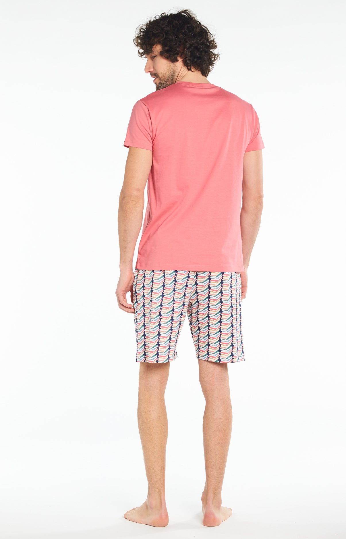 arthur-bob-pyjashort-livre-domicile-coton-bio-multicolore image 6