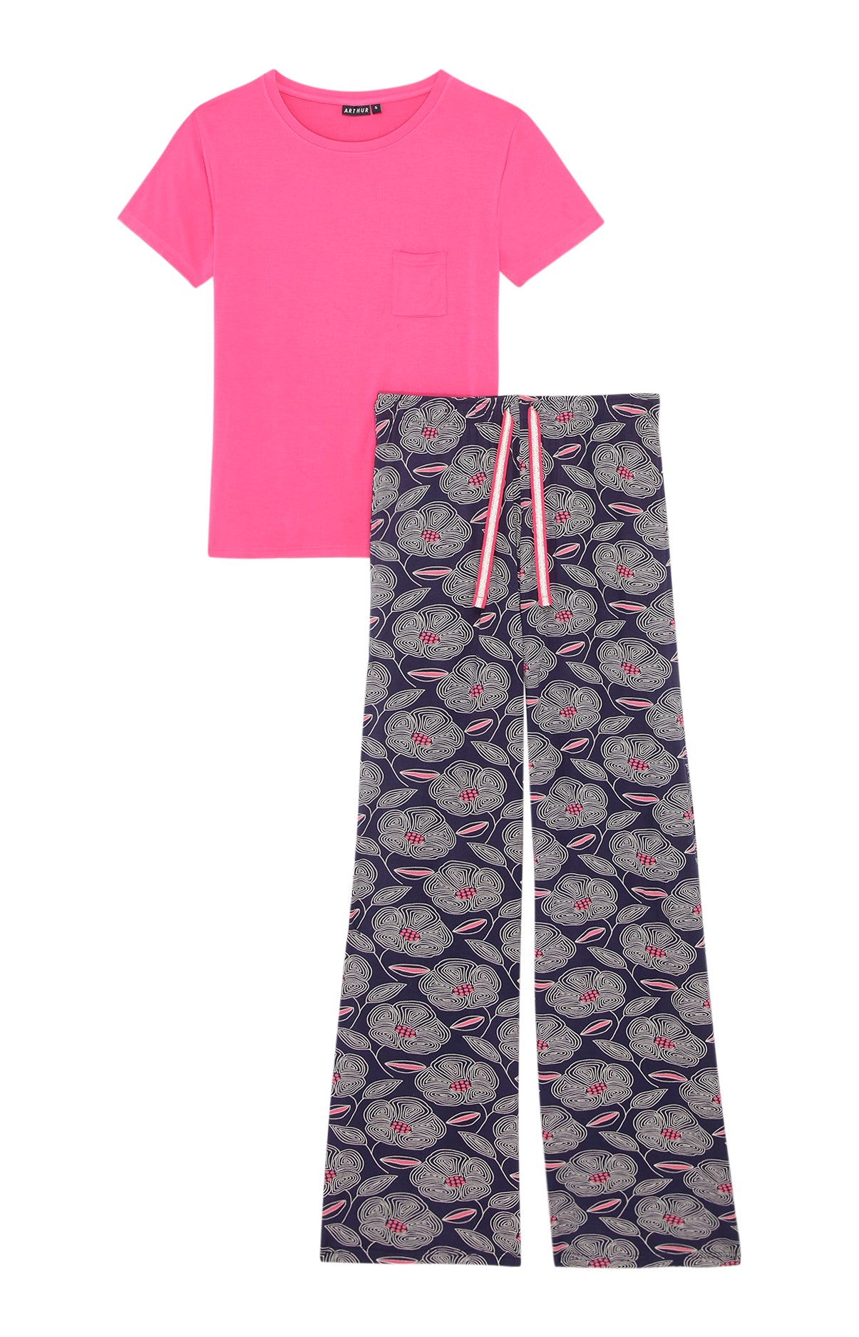arthur-bob-an-mone-pyjama-femme-marine-modal image 3