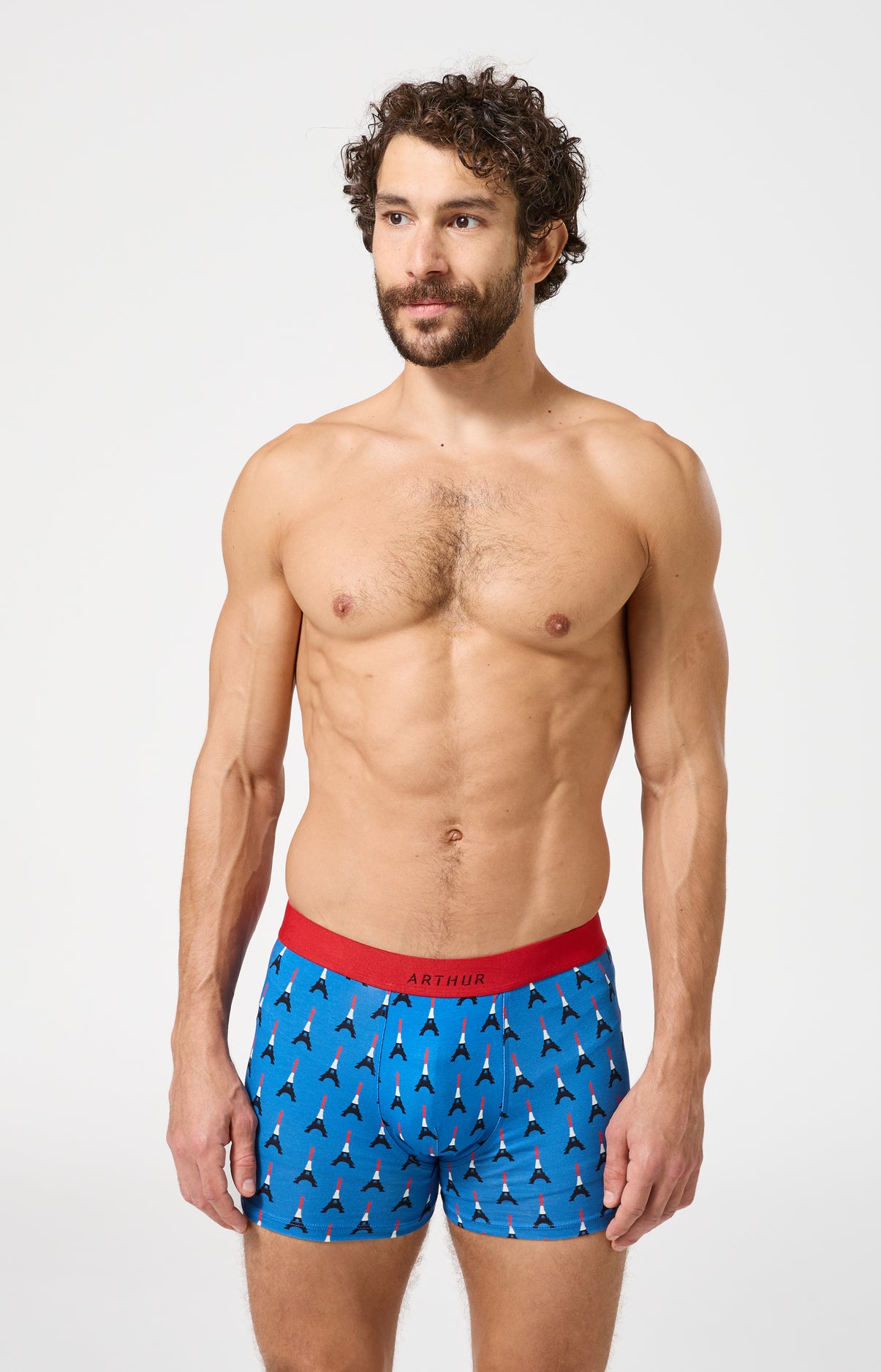 arthur-bob-pack-2-boxers-paris-multicolore-coton-bio image 2