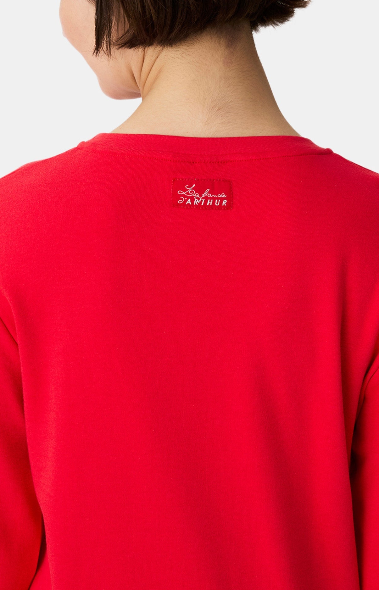 arthur-bob-bear-no-l-pyjama-femme-coton-bio-rouge image 7