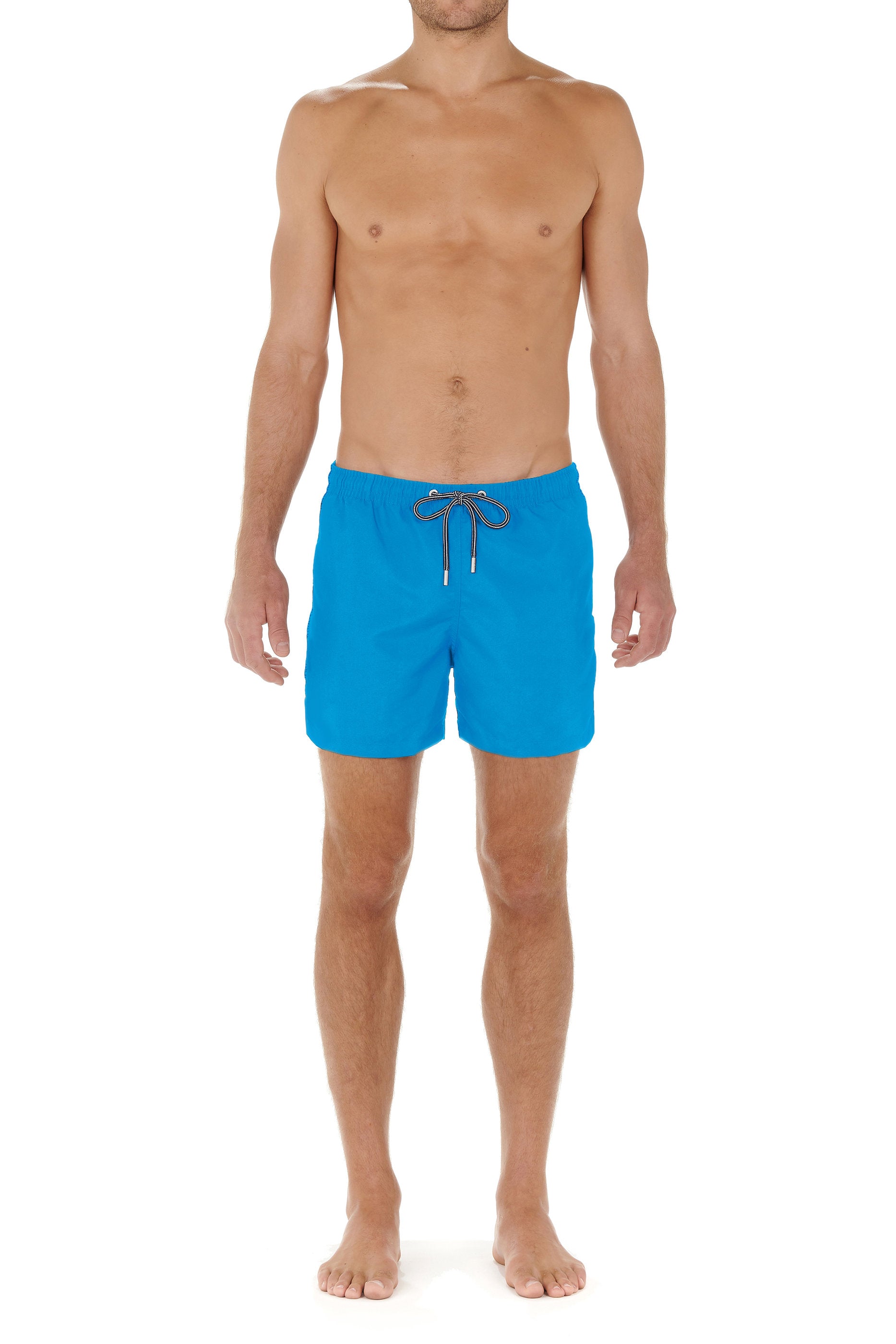 hom-h-fresh-sea-life-boxer-de-bain-homme-turquoise image 2