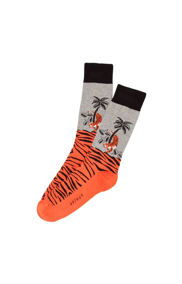 arthur-bob-fauve-qui-peut-chaussettes-homme-gris-40-46-coton-bio image 1