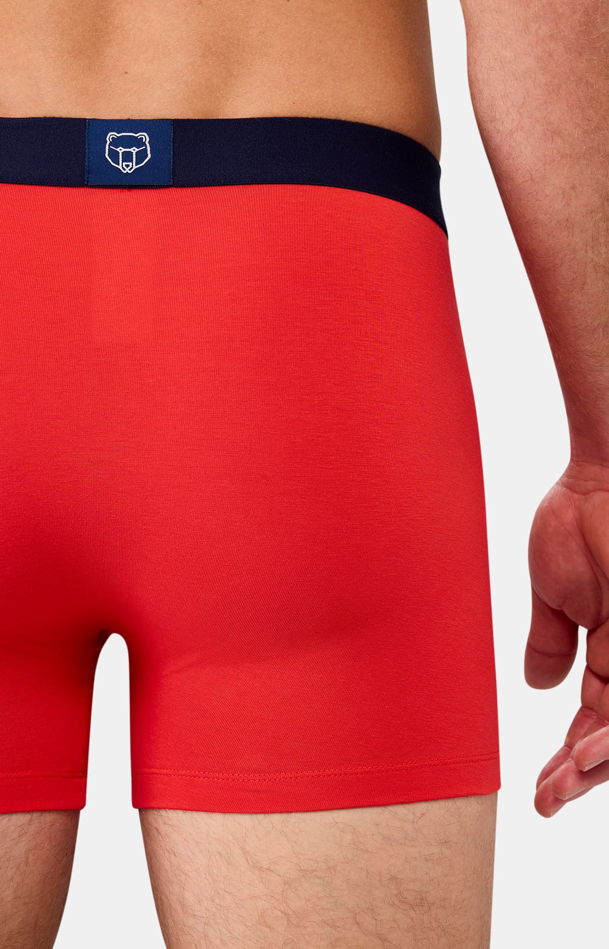 arthur-bob-ol-boxer-homme-rouge-coton-bio image 5