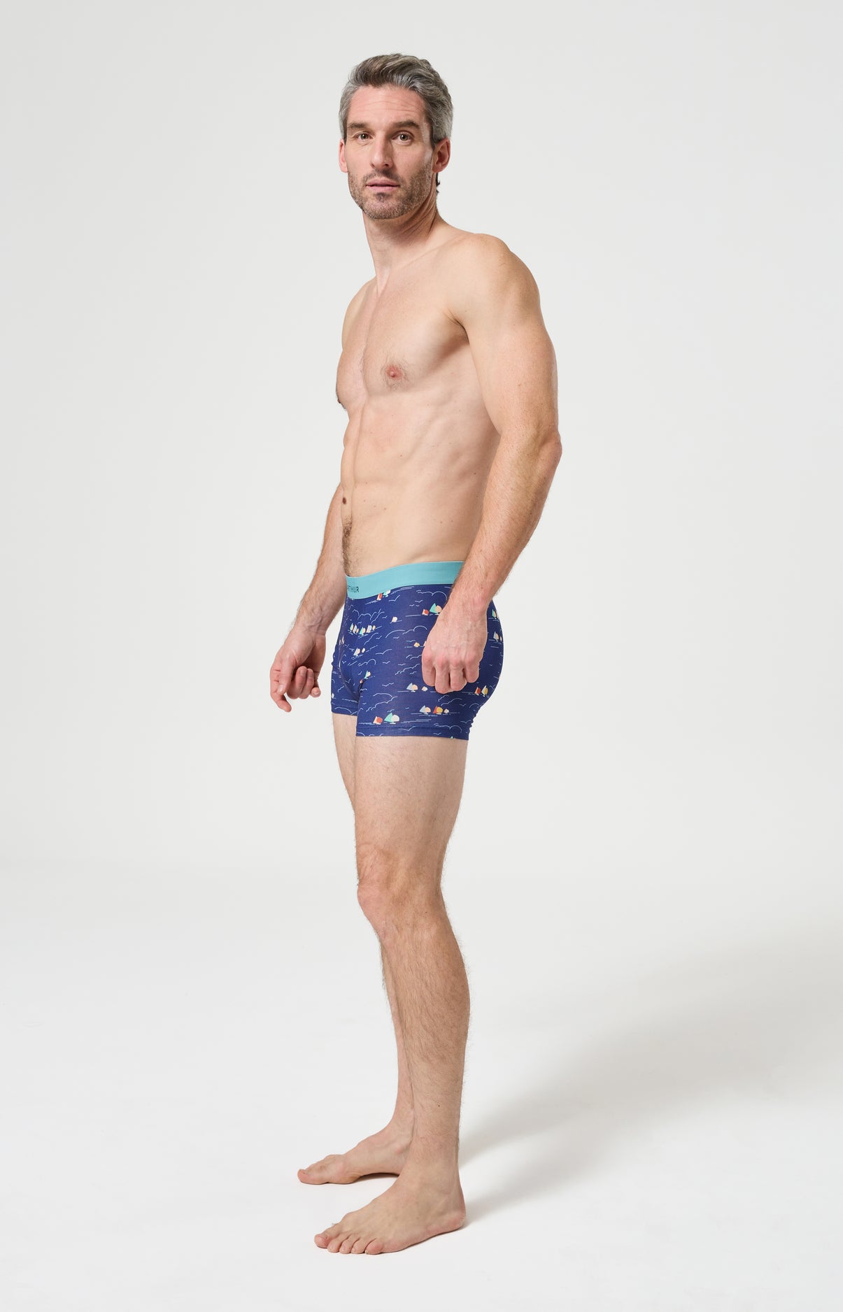 arthur-bob-tranquill-t-boxer-homme-marine-coton-bio image 5