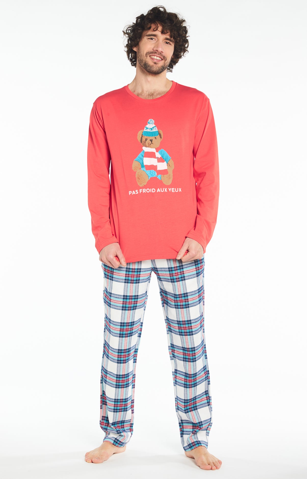 arthur-bob-pas-froid-aux-yeux-pyjama-homme-neige image 1