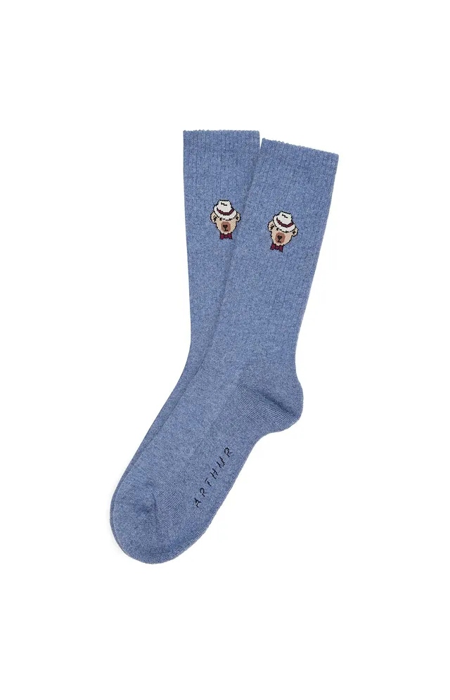 arthur-bob-chaussettes-tennis-charles-denim image 1