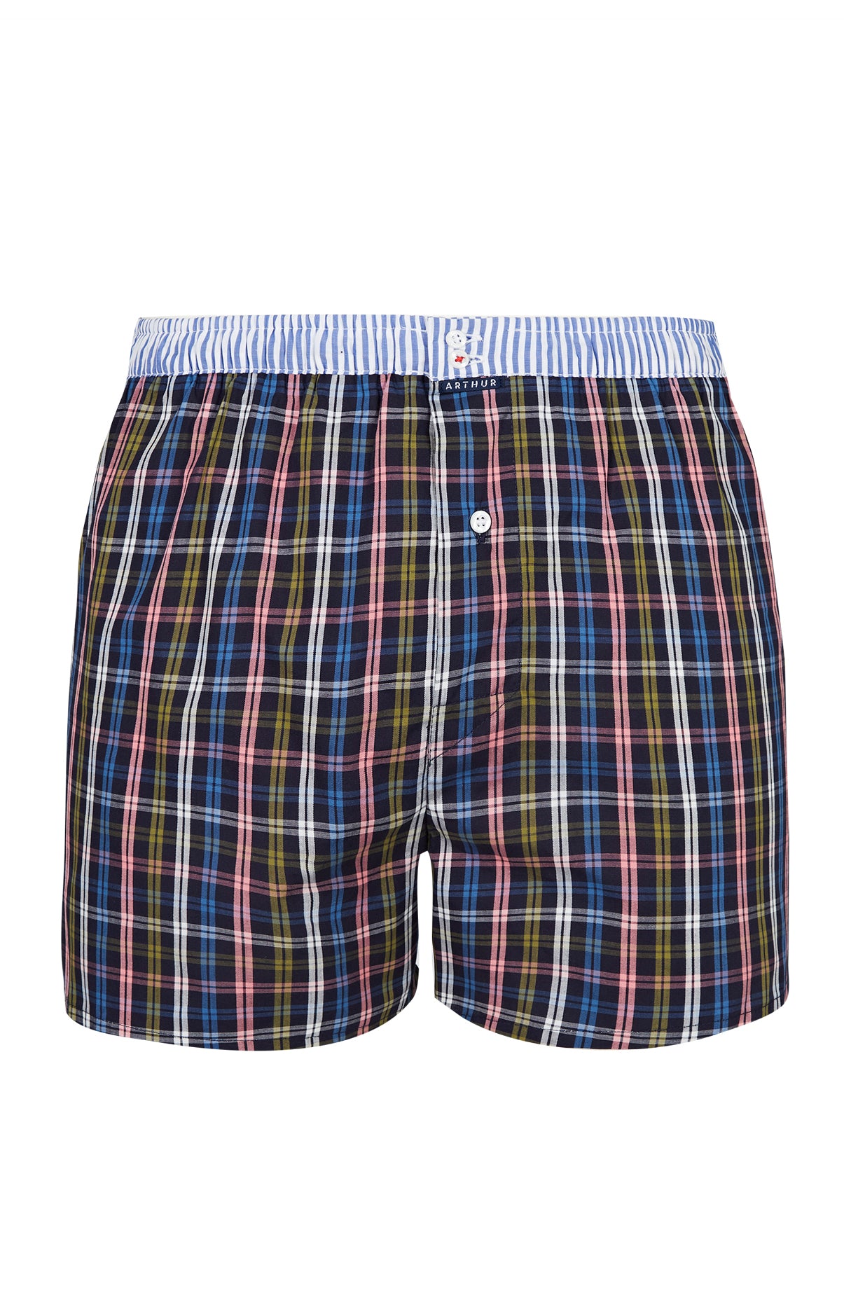 arthur-le-club-913-cale-on-homme-coton-bio-multicolore image 3