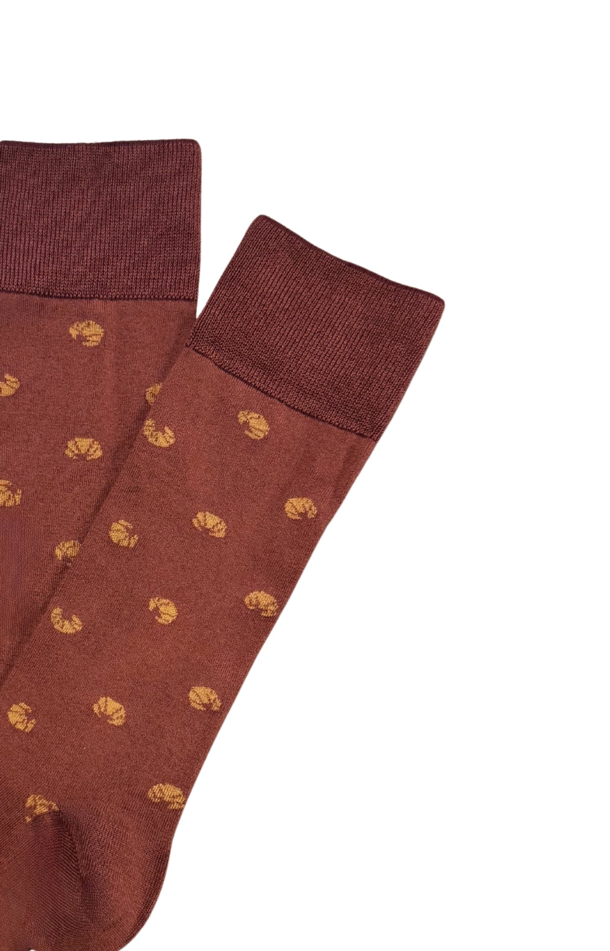 arthur-bob-croissant-bordeaux-chaussettes-bordeaux image 2